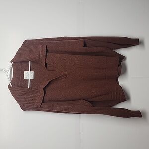 Abercrombie & Fitch rust sz L beautiful long sleeve sweater.  Perfect for fall!